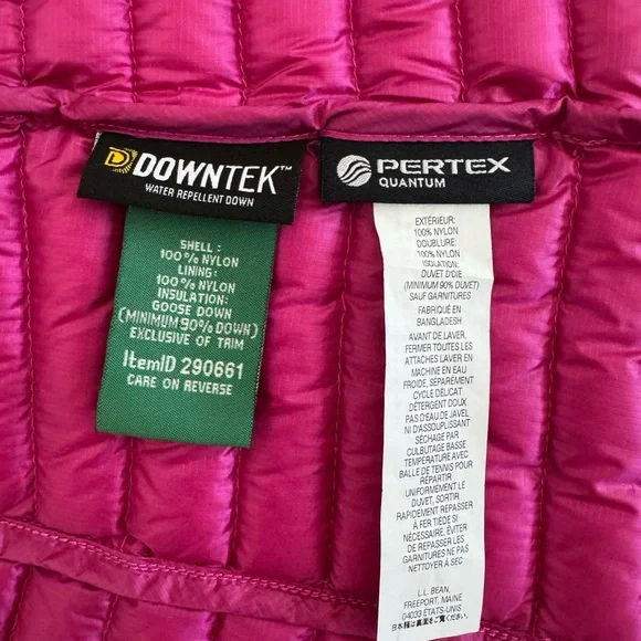 L.L. Bean Women’s Ultralight 850 Down JacketFuchsia Size XS